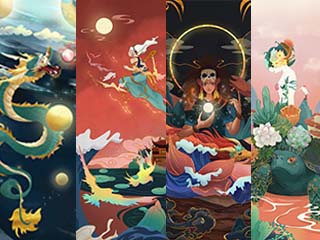 《黑暗传》插画设计