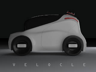 后疫情时代餐饮外卖终端配送车设计——velocle