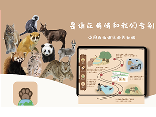 《是谁在悄悄和我们告别》电子出版物设计